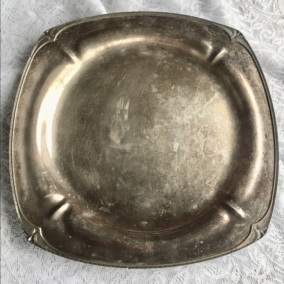 Large Charger Tray Table Decor Deco Style EPNS - Picture 11 of 13